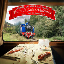 Train de Saint-Valentin cfv3v Mariembourg